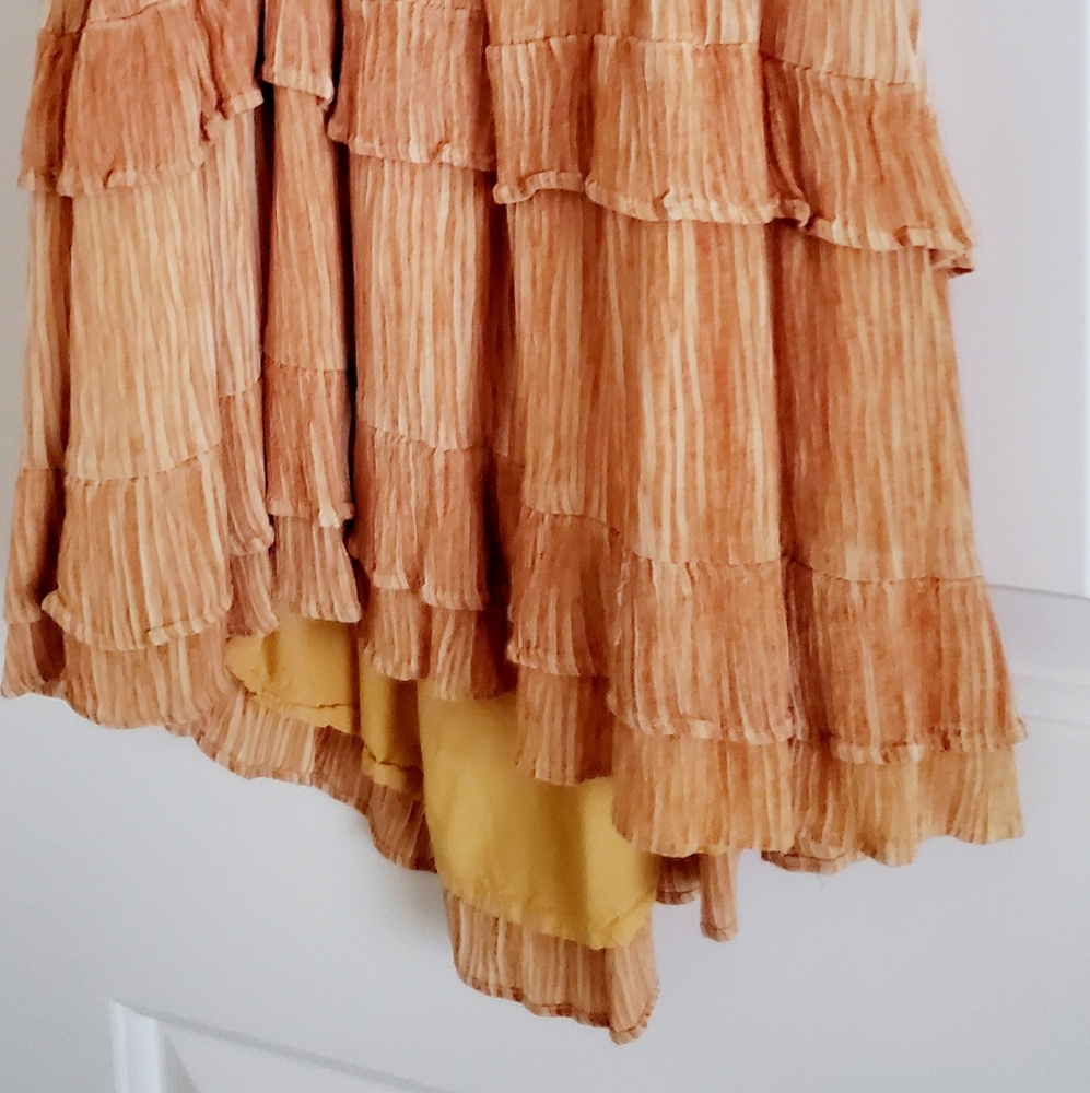 Lulu's yellow ruffled halter dress - Picture 5 of 6